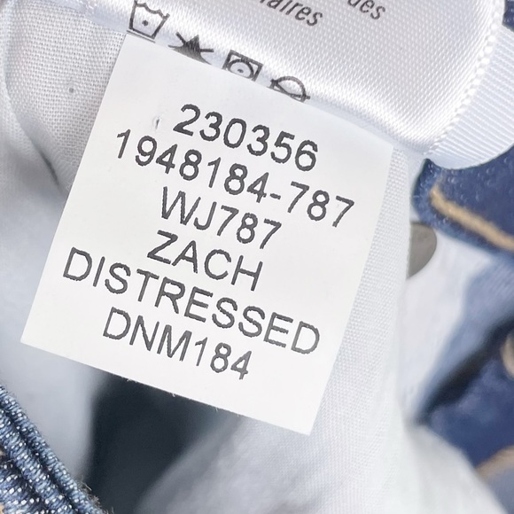 Paige Denim Verdugo Crop Dark Wash Zach Distressed Jeans Women's Size 31 - Picture 8 of 8